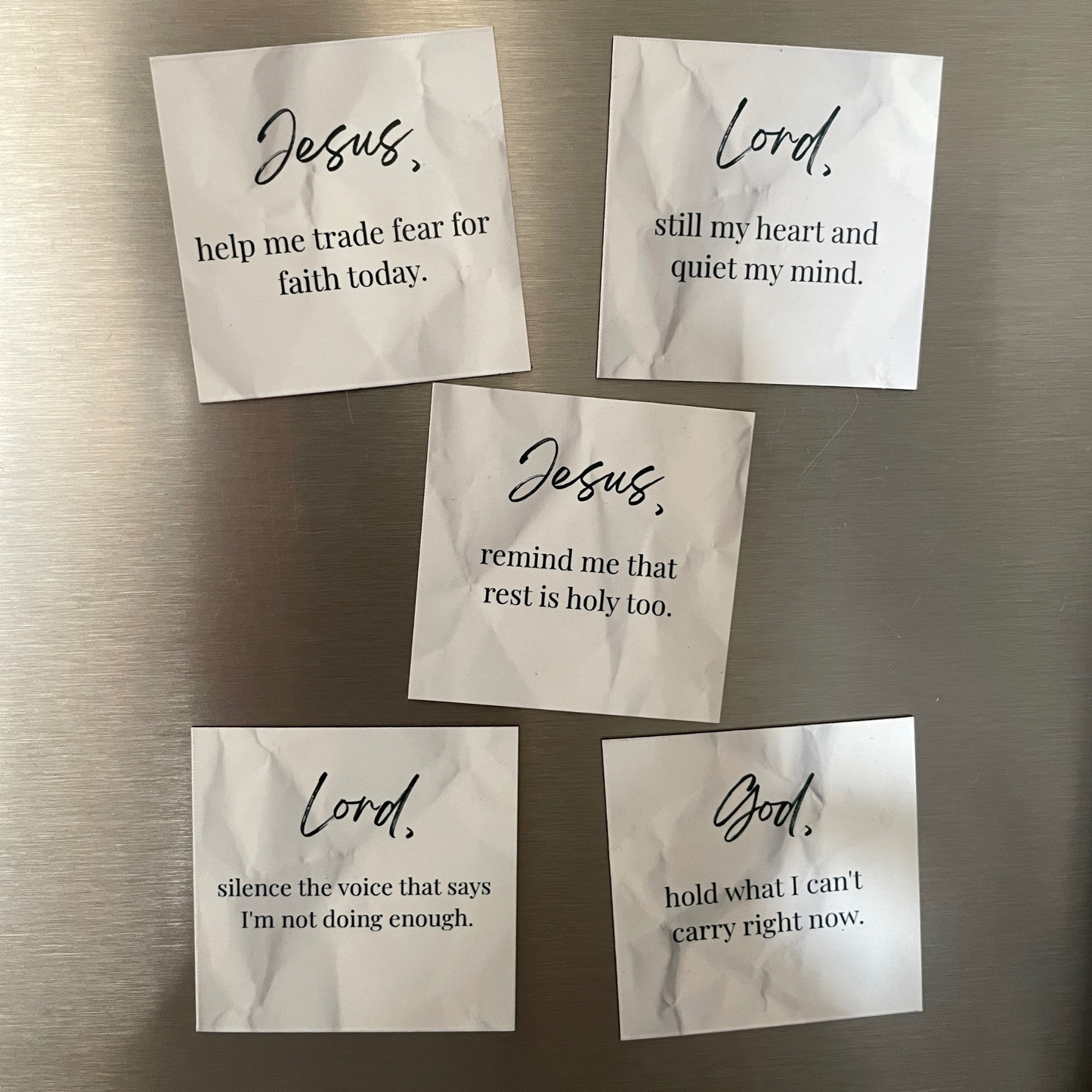 One Line Prayer Magnet Set