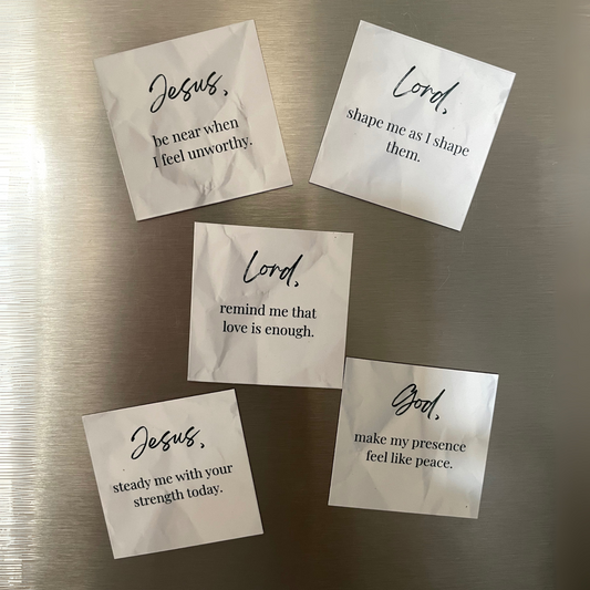 One Line Prayer Magnet Set for Moms