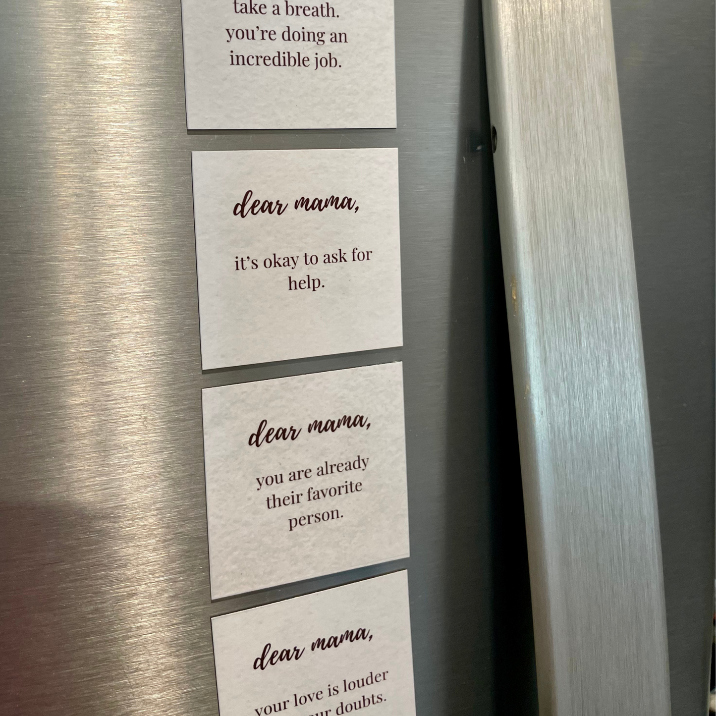 Dear Mama Affirmation Magnet Set